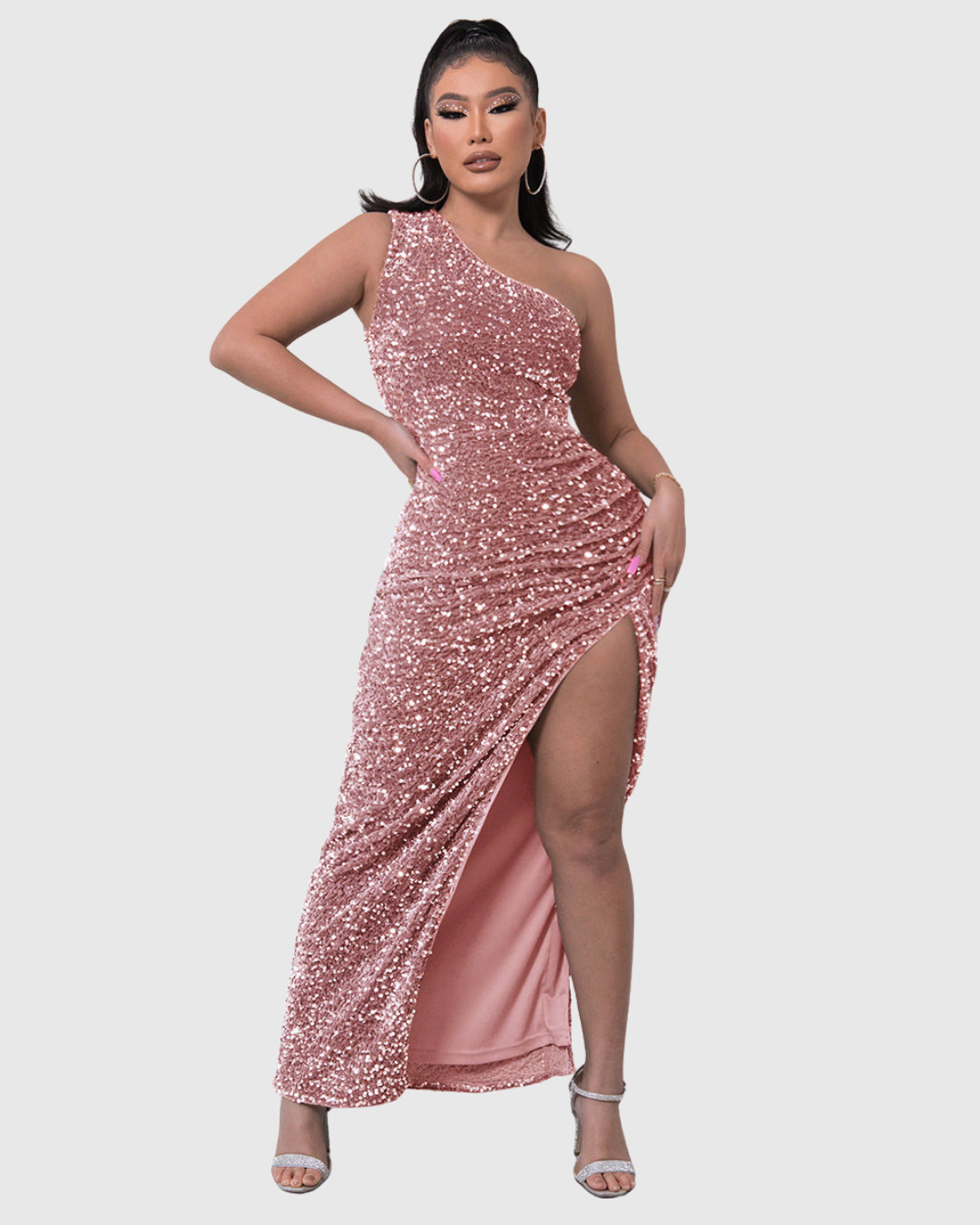 Lillian | Luxury One-Shoulder Evening Gown