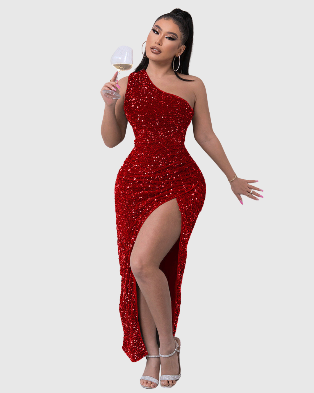 Lillian | Luxury One-Shoulder Evening Gown