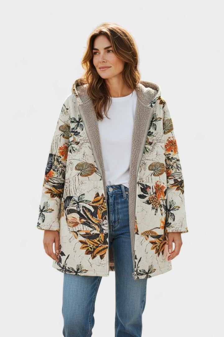 Fleural™ – Floral Fleece Sweater