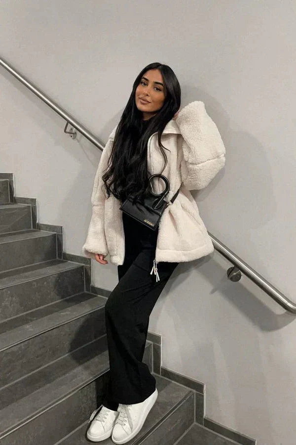 Kaja™ | Stylish Teddy Coat