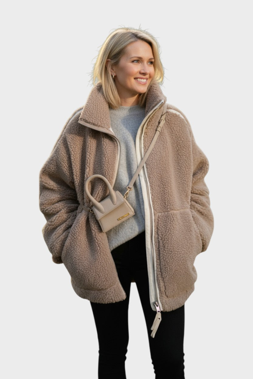 Kaja™ | Stylish Teddy Coat