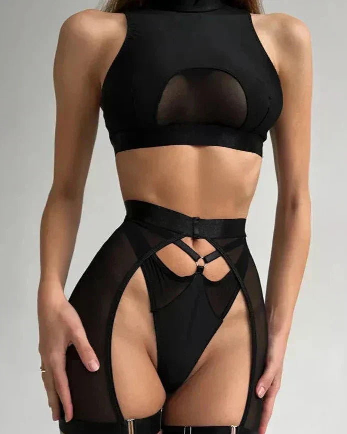 Haylie 3 Piece Vest Top Lingerie